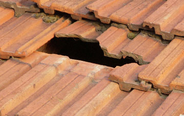 roof repair Dardy, Powys